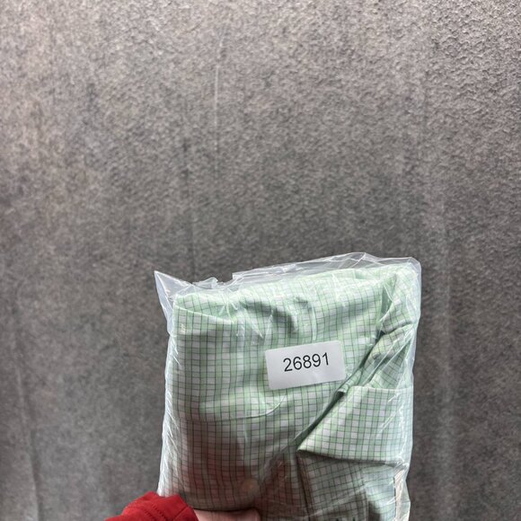 Tommy Bahama Shirt Men 15.5 34/35 Teal Green Casual Button Down Preppy Gingham - Picture 13 of 13